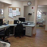photo of frontdesk area